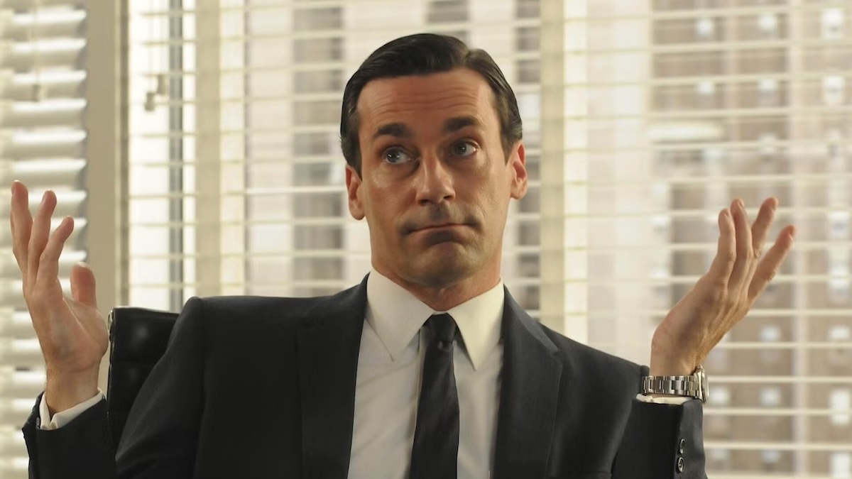 Don Draper from Mad Men — used to illustrate controlling the media conversation